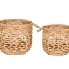 New Adra Mand O30/35Cm Set Van 2 Naturel. Opbergaccessoire