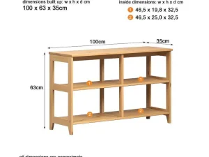 Best Sale Arona Schoenenkast, Bank Honing. Schoenenkast