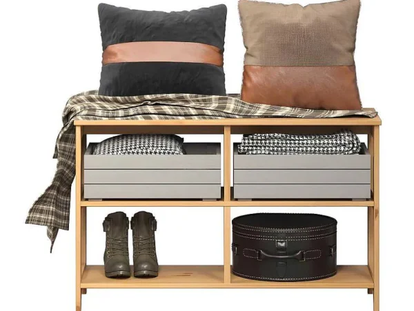 Best Sale Arona Schoenenkast, Bank Honing. Schoenenkast