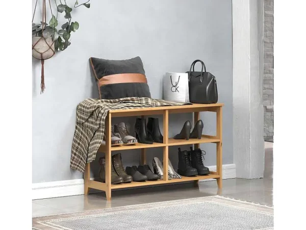 Best Sale Arona Schoenenkast, Bank Honing. Schoenenkast
