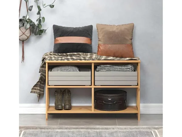 Best Sale Arona Schoenenkast, Bank Honing. Schoenenkast