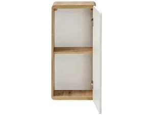 Cheap Badkamerkast Naturel En Wit - L35 X B22 X H75 Cm - Aruba Badkamerkast