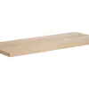 New Badkamermeubel Met Opzetwastafel Van Steen - Eikenfineer - 120 Cm - Cosmoti Dubbele Wastafel