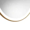 Outlet Badkamerspiegel Rond Met Led-Verlichting Numea - L60 X H60 Cm - Goudkleurig Accessoires & Spiegels