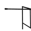 Best Badscherm In Industriele Stijl Met Beweegbaar Deel - 100 X 140 Cm - Obelini Badscherm