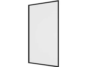 Sale Badscherm In Industriele Stijl Zwart Mat - 80 X 140 Cm - Gehard Glas - Bradenton Badscherm
