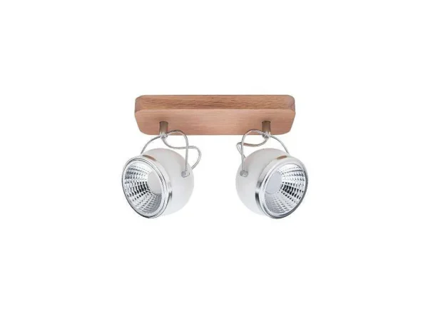 Cheap Ball Plafondlamp, Eik, Chroom, Wit, 29,5X11X20 Cm, Plafondlamp