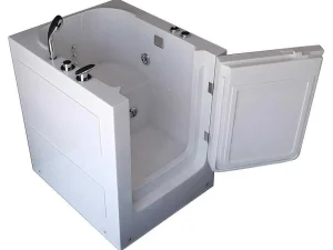 Hot Balneobad Met Deur Voor Senioren 93 X 83 X H100 Cm Lavander Hoekbad