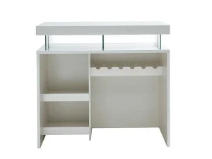 Best Barmeubel Fabio - Mdf Witgelakt - Met Ledverlichting Barmeubel