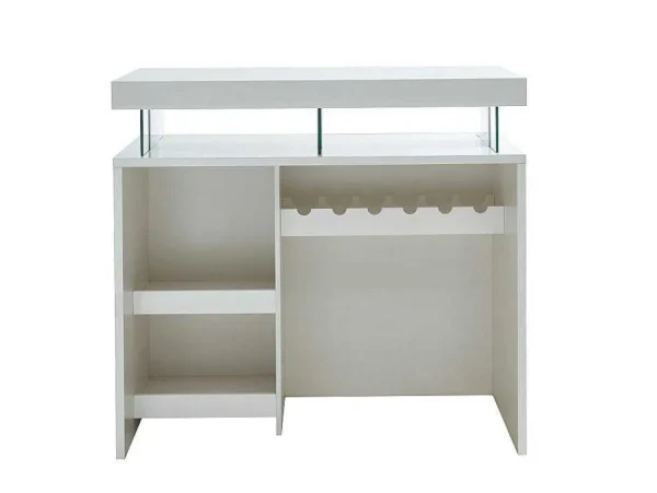 Best Barmeubel Fabio - Mdf Witgelakt - Met Ledverlichting Barmeubel