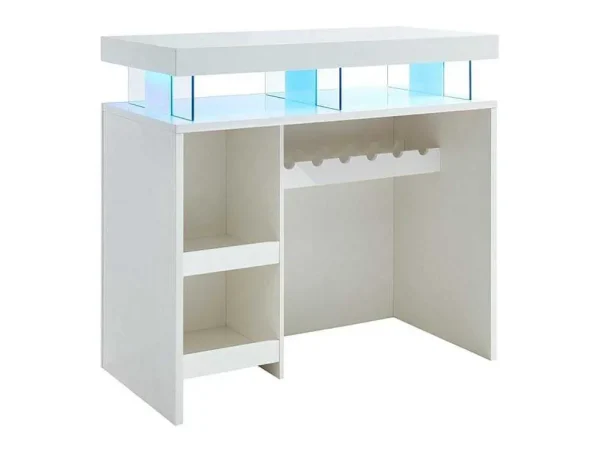 Best Barmeubel Fabio - Mdf Witgelakt - Met Ledverlichting Barmeubel