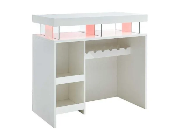 Best Barmeubel Fabio - Mdf Witgelakt - Met Ledverlichting Barmeubel
