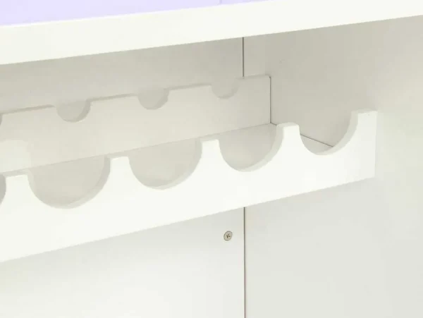 Best Barmeubel Fabio - Mdf Witgelakt - Met Ledverlichting Barmeubel