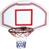 New Basketbalnet Voor Aan De Muur, Wit - B111 X H77 Cm - Bemidji Spel Voor Buiten