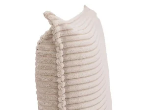 Fashion Bed Hoofdeinde 160 Cm - Corduroy Fluweel - Beige - Ambrilia Hoofdeinde En Brugkast