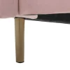 Discount Bed Met Hoofdeinde In Schelpvorm - 160 X 200 Cm - Fluweel - Roze - Livaya Aanbiedingen: Slaapkamer & Kantoor