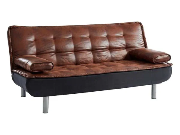 Hot Bedbank Mishan Van Microvezel Met Verouderd Effect En Zwarte Stof Klik-Klak En Bz Slaapbank
