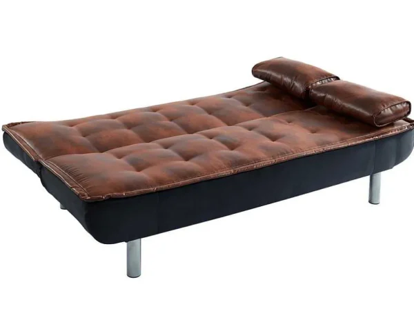 Hot Bedbank Mishan Van Microvezel Met Verouderd Effect En Zwarte Stof Klik-Klak En Bz Slaapbank