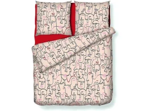 Cheap Beddengoedset Van Katoen Met 57 Draden/Cm - Dekbedovertrek 220 X 240 Cm + 2 Kussenslopen 63 X 63 Cm - Meerkleurig - Figuur Beddengoed