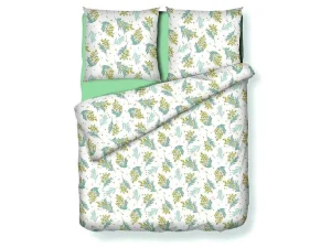 Clearance Beddengoedset Van Satijn 80 Draden/Cm - Dekbedovertrek 240 X 260 Cm + 2 Kussenslopen 63 X 63 Cm - Meerkleurig - Bocage Beddengoed