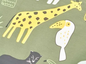 Sale Bedlinnen Voor Kinderen Met Dieren Van De Savanne In Katoen Met 57 Draden/Cm - Dekbedovertrek 140 X 200 Cm + 1 Kussensloop - Veelkleurig - Zolika Beddengoed