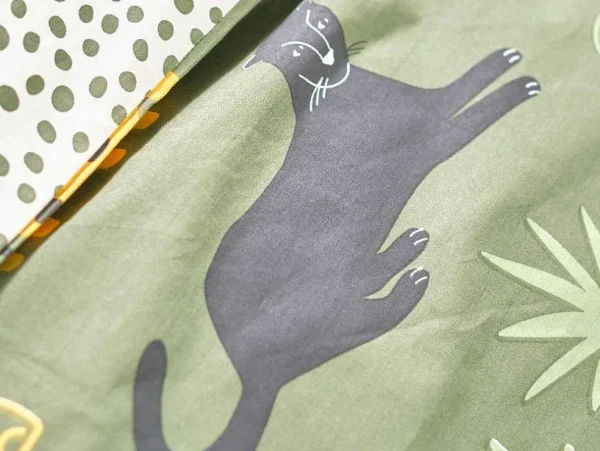 Sale Bedlinnen Voor Kinderen Met Dieren Van De Savanne In Katoen Met 57 Draden/Cm - Dekbedovertrek 140 X 200 Cm + 1 Kussensloop - Veelkleurig - Zolika Beddengoed
