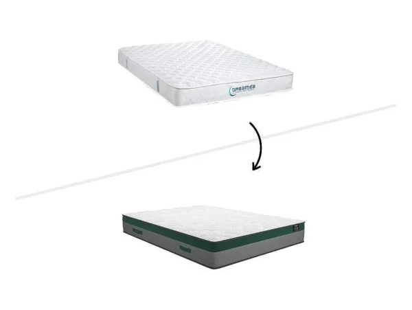 Best Sale Bedset 160 X 200 Cm - Witte Bedbodem Met Opbergruimte + Matras Met Pocketveren - Prestige Van Ysmee Play Set Matras En Lattenbodem