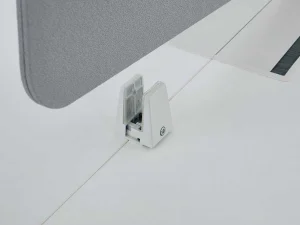 Sale Benchbureau Voor 2 Personen - Wit - L160 Cm - Met Afscheiding - Downtown Kantoormeubilair