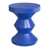Hot Bijzettafeltje Van Metaal - Blauw - Zolimi Bijzettafel