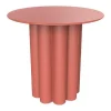 New Bijzettafeltje Van Metaal - Terracotta - Gavopi Bijzettafel