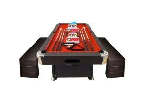 Shop Biljarttafel 8 Voet Met Containerbank Viper Red Spel Voor Binnen