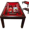 Sale Biljarttafel 7 Voet Rode Om Te Bouwen Tot Tafel Estia Spel Voor Binnen