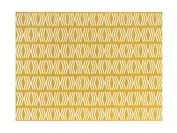 Fashion Binnen- Of Buitentapijt Etnische Stijl Grenada - 150 X 200 Cm - Geel Tuindecoratie