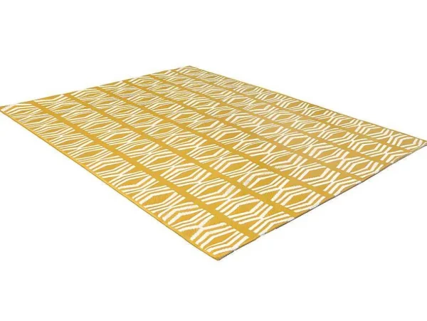 Fashion Binnen- Of Buitentapijt Etnische Stijl Grenada - 150 X 200 Cm - Geel Tuindecoratie