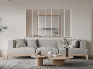 Online Binnenraam Van Aluminium Met Poedercoating - 210X130 Cm - Wit - Bayview Glazen Binnenraam