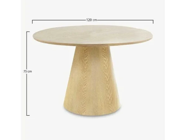Cheap Bolton Eetkamertafel O120Cm Naturel. Eettafel