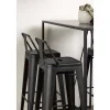 Cheap Brea Barmeubelset Bartafel Zwart En 4 Tempe Barstoelen Zwart. Barmeubel