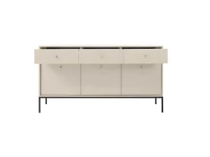 Store Buffetkast - 3 Laden En 3 Deuren - Beige - Bogdan Buffetkast
