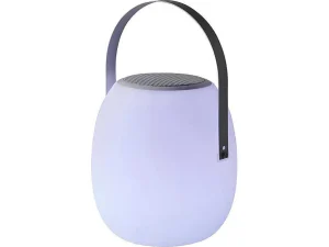 Cheap Buitenlamp Op Voet Met Bluetooth-Verbinding Speak - Metaal - H27 Cm - Veranderende Kleuren Tuinlamp