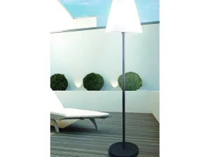 Shop Buitenlamp Op Voet Met Led-Verlichting Wiley - Metaal - H150 Cm - Veranderende Kleuren Tuinlamp