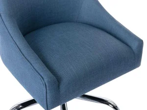 Clearance Bureaustoel - Stof - Blauw - Verstelbare Hoogte - Wondio Bureaustoel