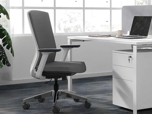 Best Sale Bureaustoel - Stof - Grijs - Humia Bureaustoel