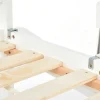 Sale Cabine Stapelbed Met Glijbaan - 90X200Cm + 90X100Cm - Massief Grenen - Wit Kinderbed