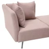 Outlet Chaise Longue Rechts Van Roze Stof Napasa Chaise Longue