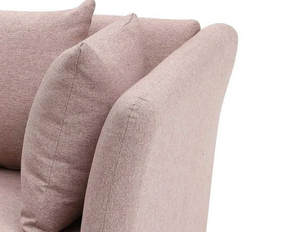 Outlet Chaise Longue Rechts Van Roze Stof Napasa Chaise Longue