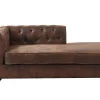 Fashion Chesterfield Chaise Longue - Hoek Rechts - Shirel Van Microvezel Met Lived-In Leeraspect Chaise Longue