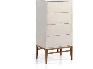 Outlet Chiffonier Grijs En Walnoot 7036 Ladekast