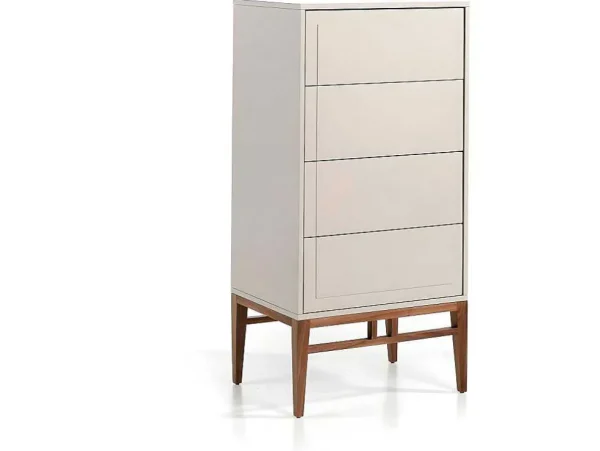 Outlet Chiffonier Grijs En Walnoot 7036 Ladekast