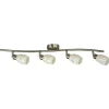 Sale Clea Plafondlamp, Messing, Ecru, 78X9X20 Cm, Aanbiedingen: Woonaccessoires