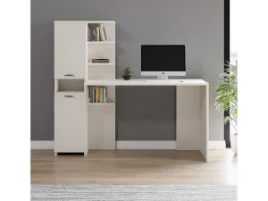 Discount Clio Bureau, Wit, 150X60X135 Cm, Bureaumeubel